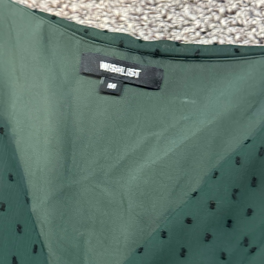 Wishlist Deep Green Mini Dress - Picture 4 of 7